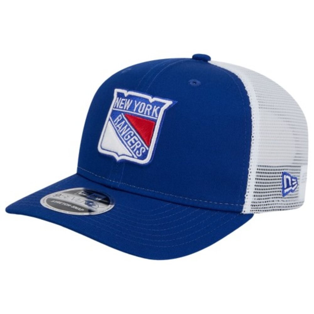 NHL New Era New York Rangers 9SEVENTY Adjustable Trucker StretchSnap Hat Cap NEW